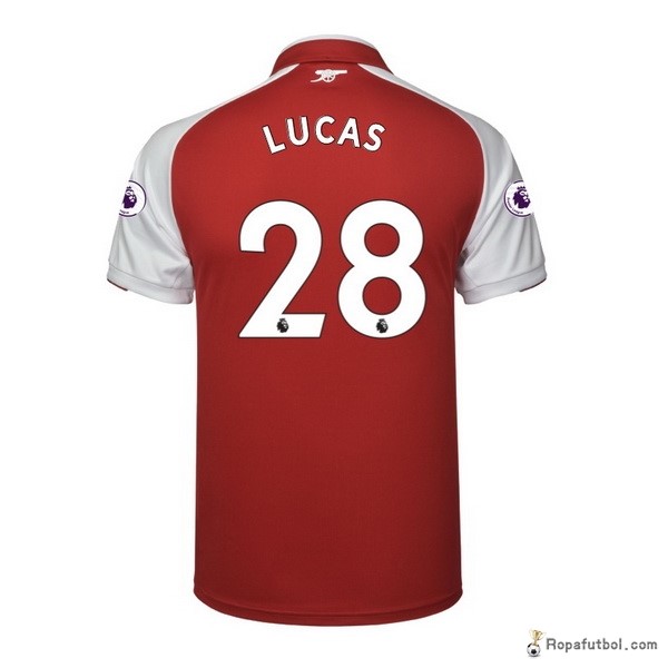 Camiseta Arsenal Replica Primera Ropa Lucas 2017/18